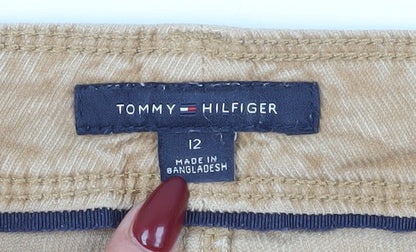 Tommy Hilfiger Women's Beige Chino Trousers Size 12