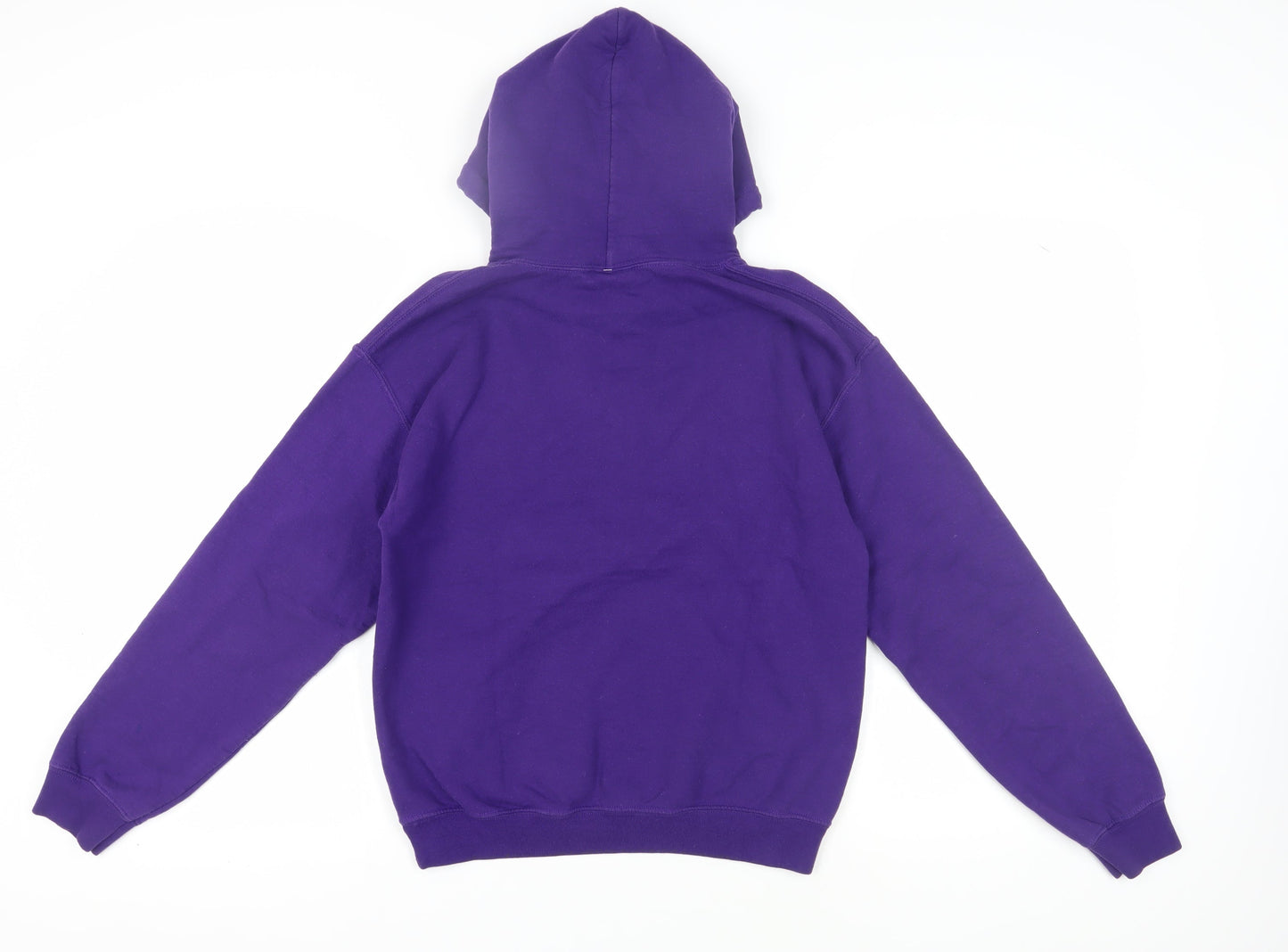 Gildan Unisex Purple Zoo Graphic Pullover Hoodie S