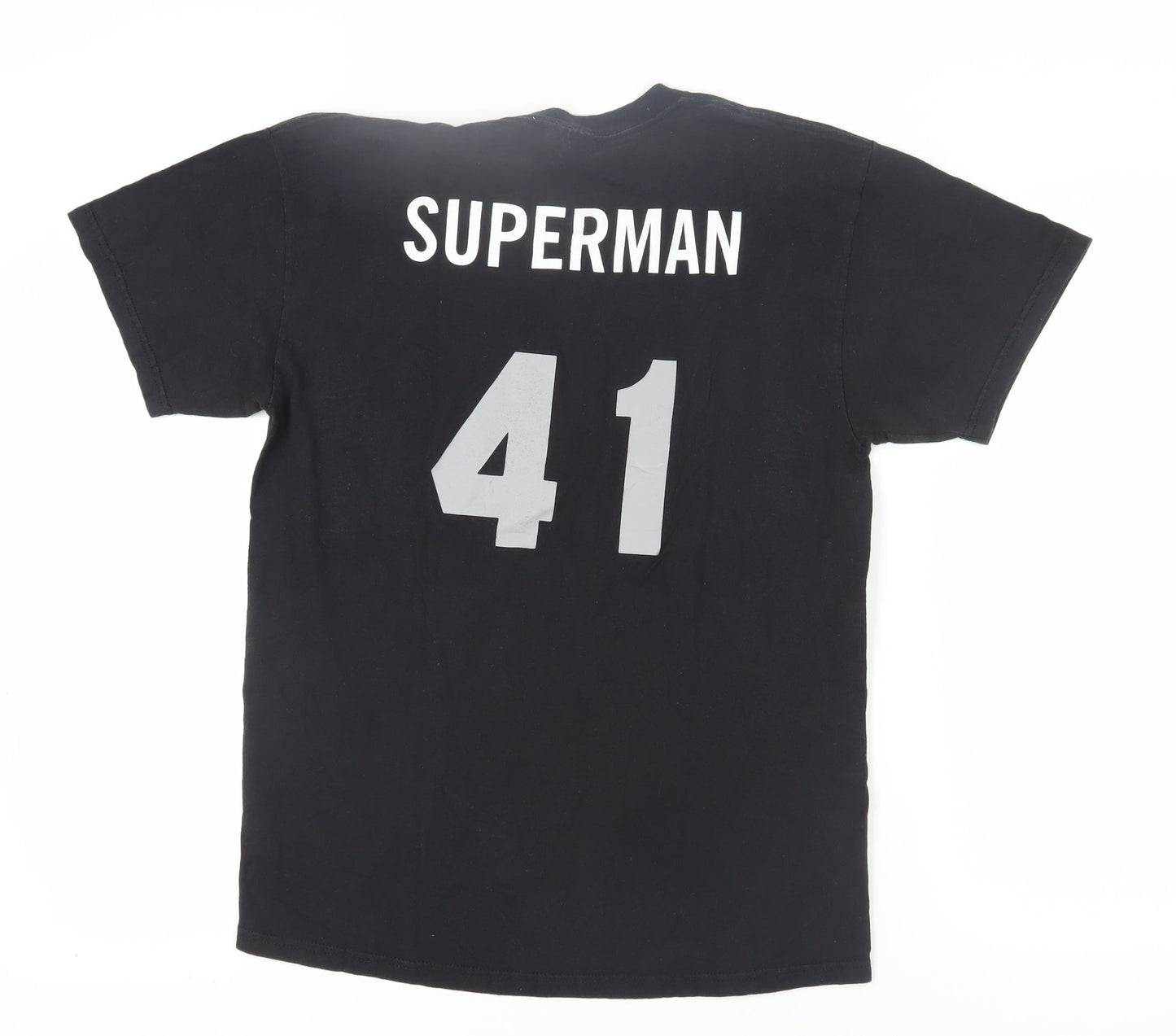 Port and Company Men's Black Medium Superman T-Shirt