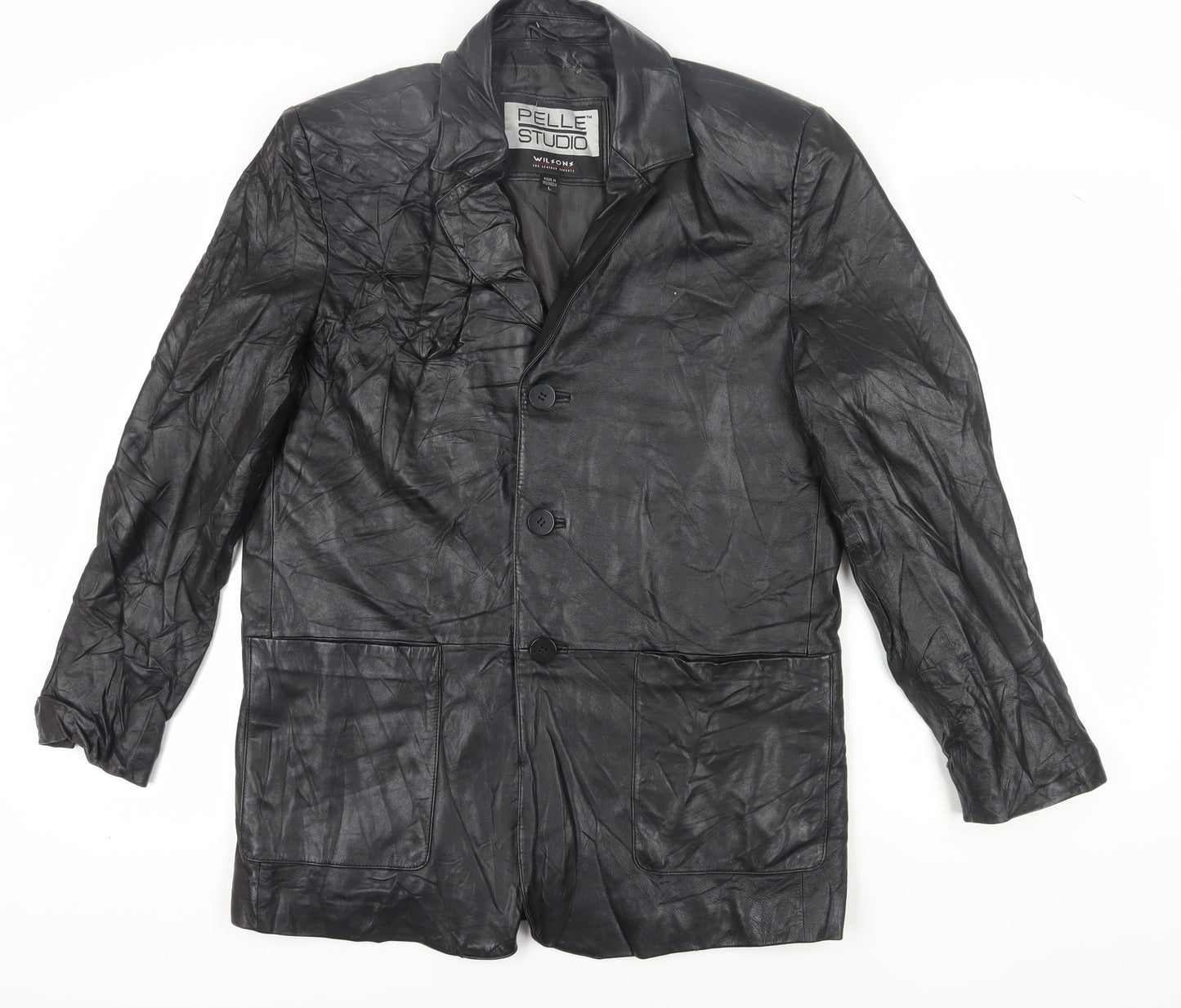 Mens UK Size L Pelle Studio Black Blazer