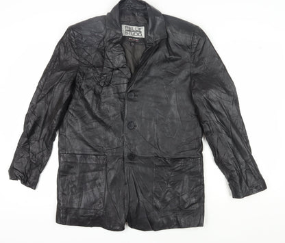 Mens UK Size L Pelle Studio Black Blazer