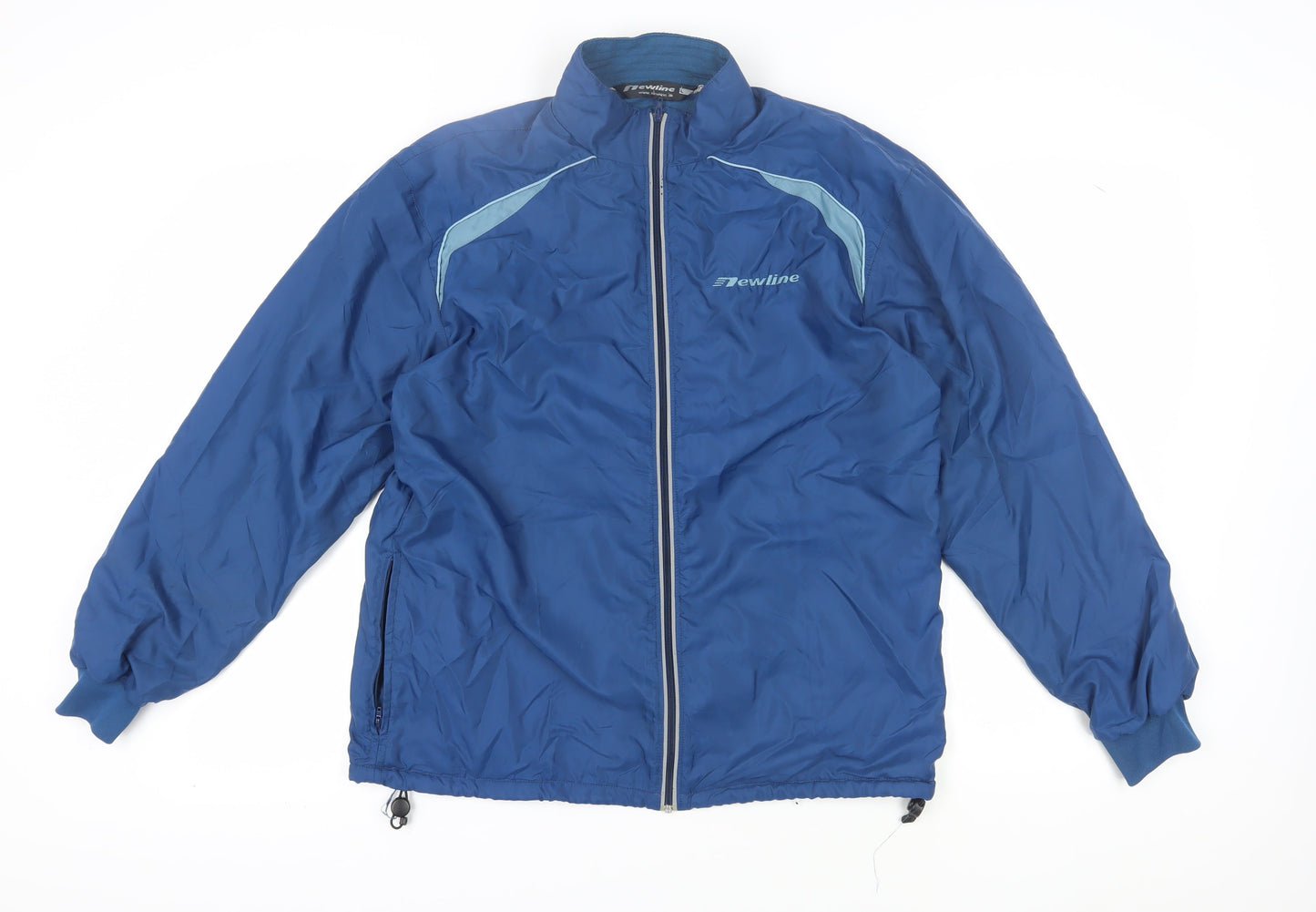 Mens UK Size L Newline Blue Windbreaker Coat