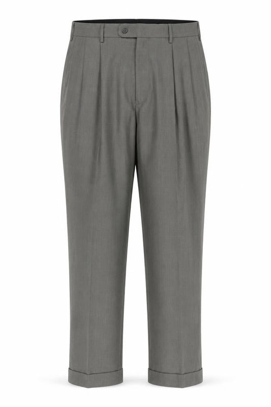 Mens UK Size 33 Axist Classic Fit Dress Pants Green Trousers