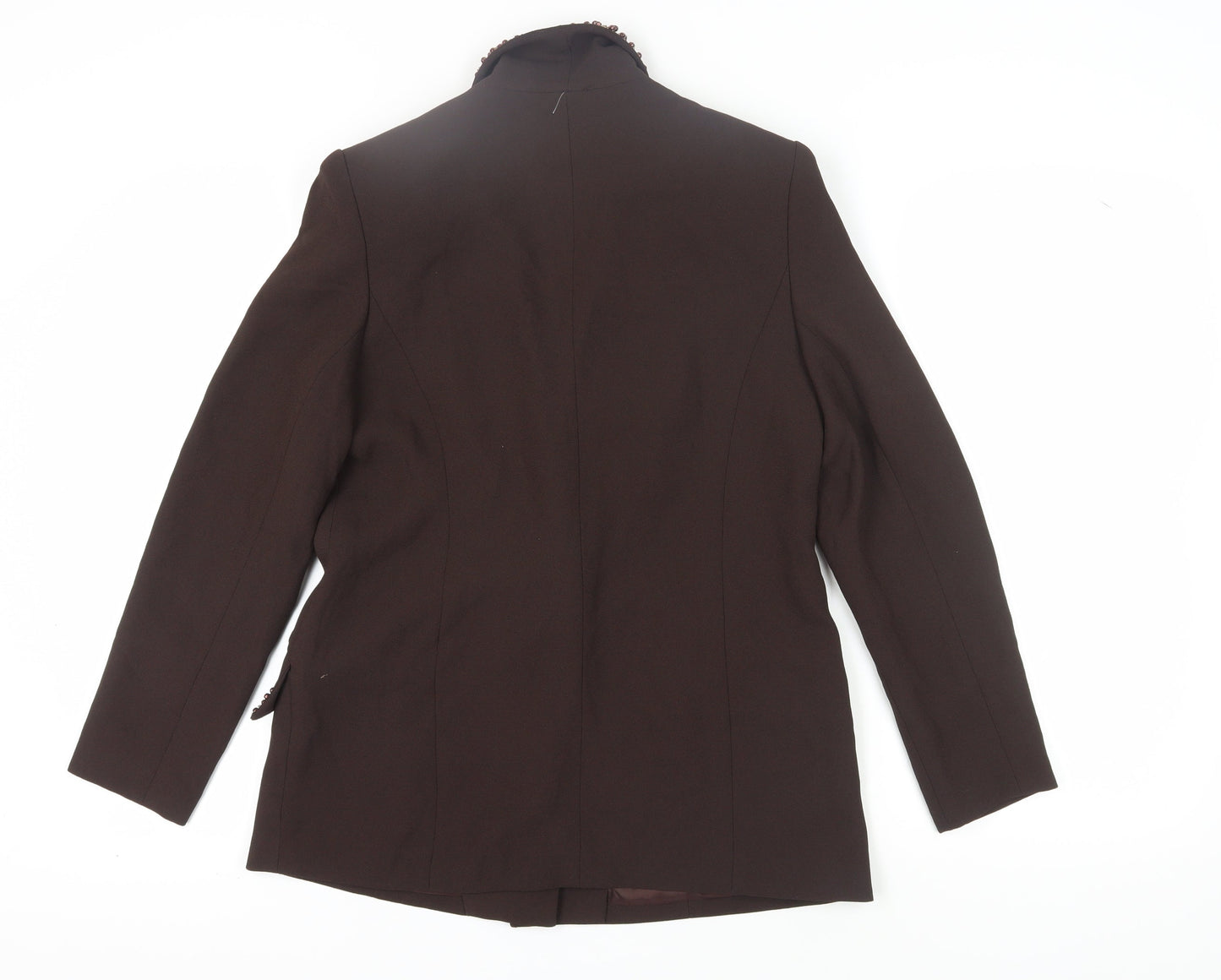 CHAMPAGNE Women's Brown Blazer Size 8 Formal