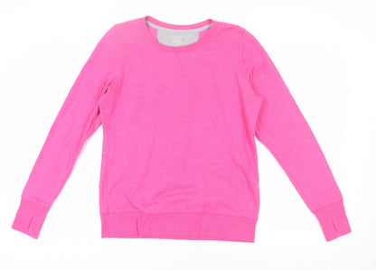 Tek Gear Women's Pink Pullover Sweatshirt, M, Casual Comfort