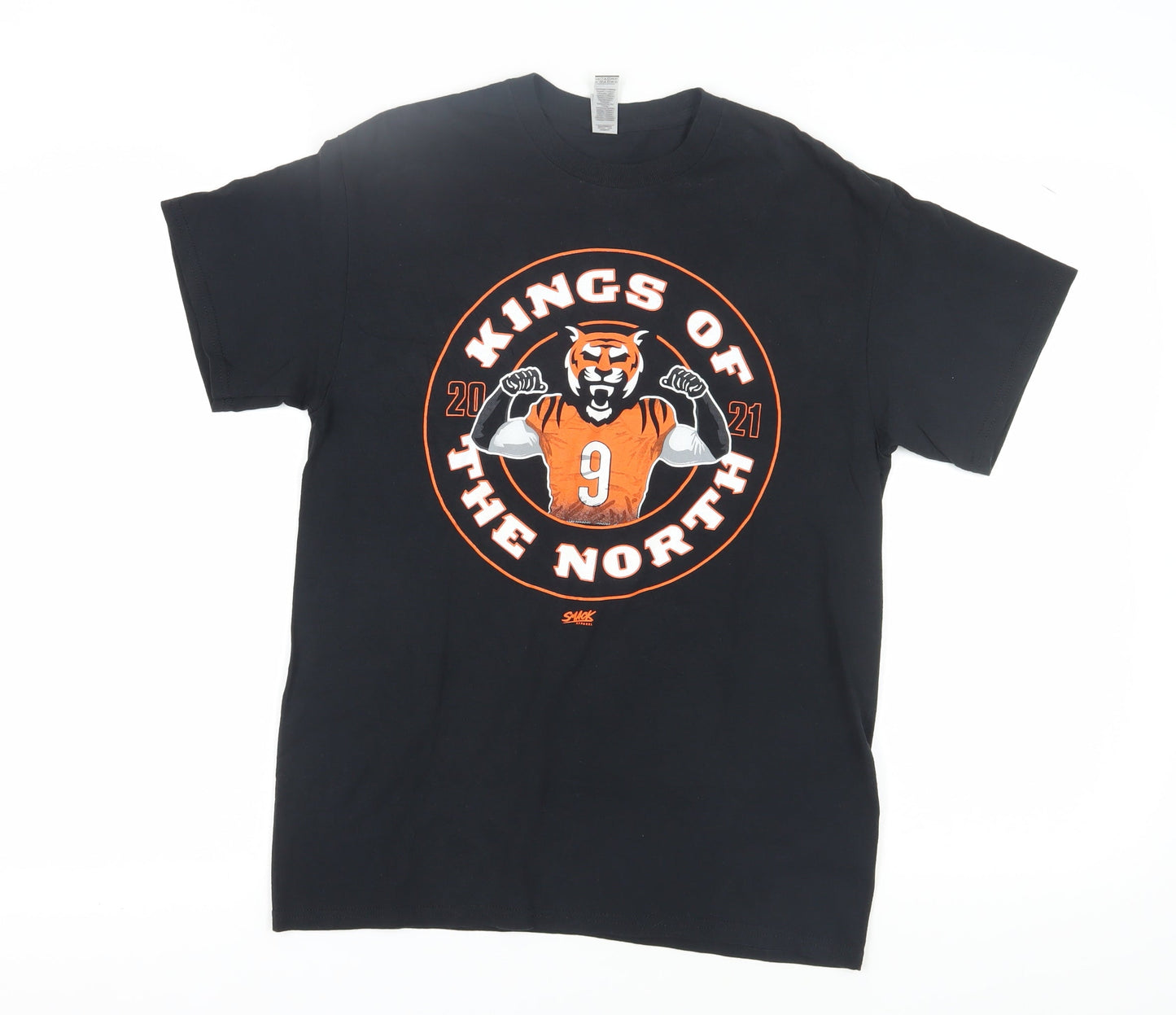 Mens UK Size M Gildan Black  T-Shirt