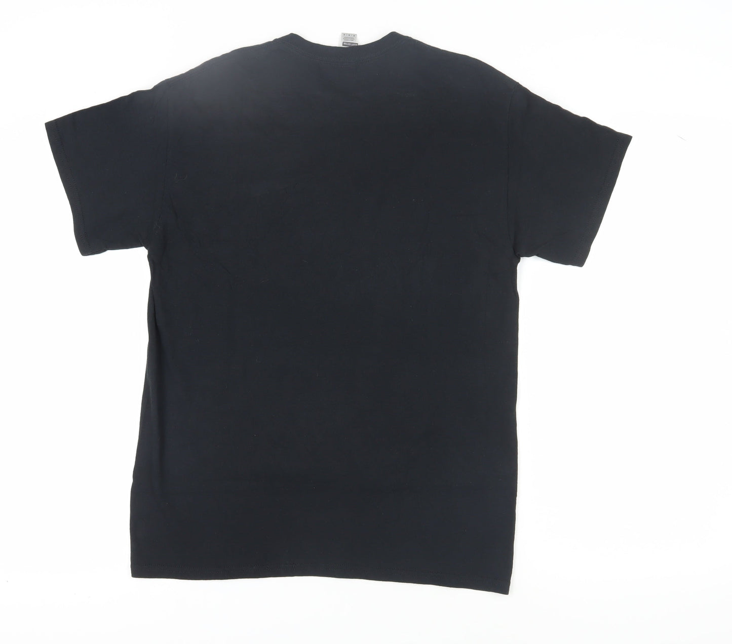 Mens UK Size M Gildan Black  T-Shirt