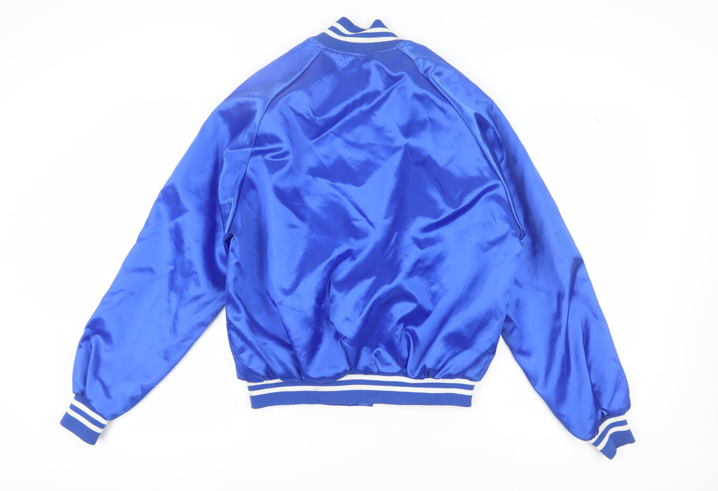Mens UK Size L Murina Blue Varsity Jacket