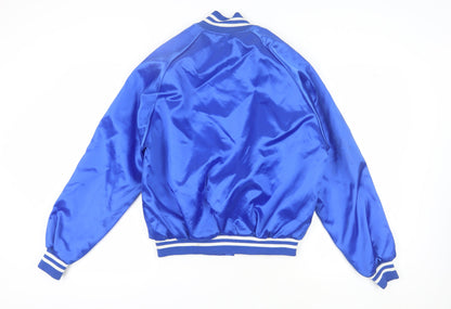 Mens UK Size L Murina Blue Varsity Jacket