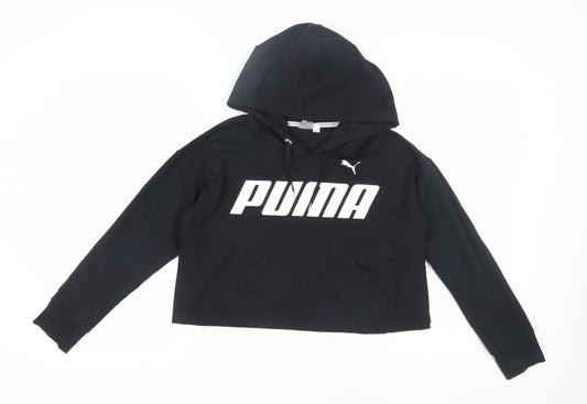 Puma Women's Black Pullover Hoodie 2XS