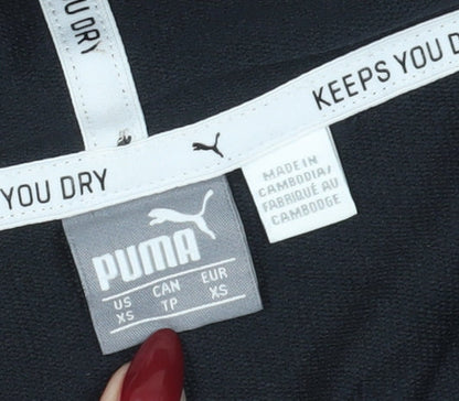 Puma Women's Black Pullover Hoodie 2XS