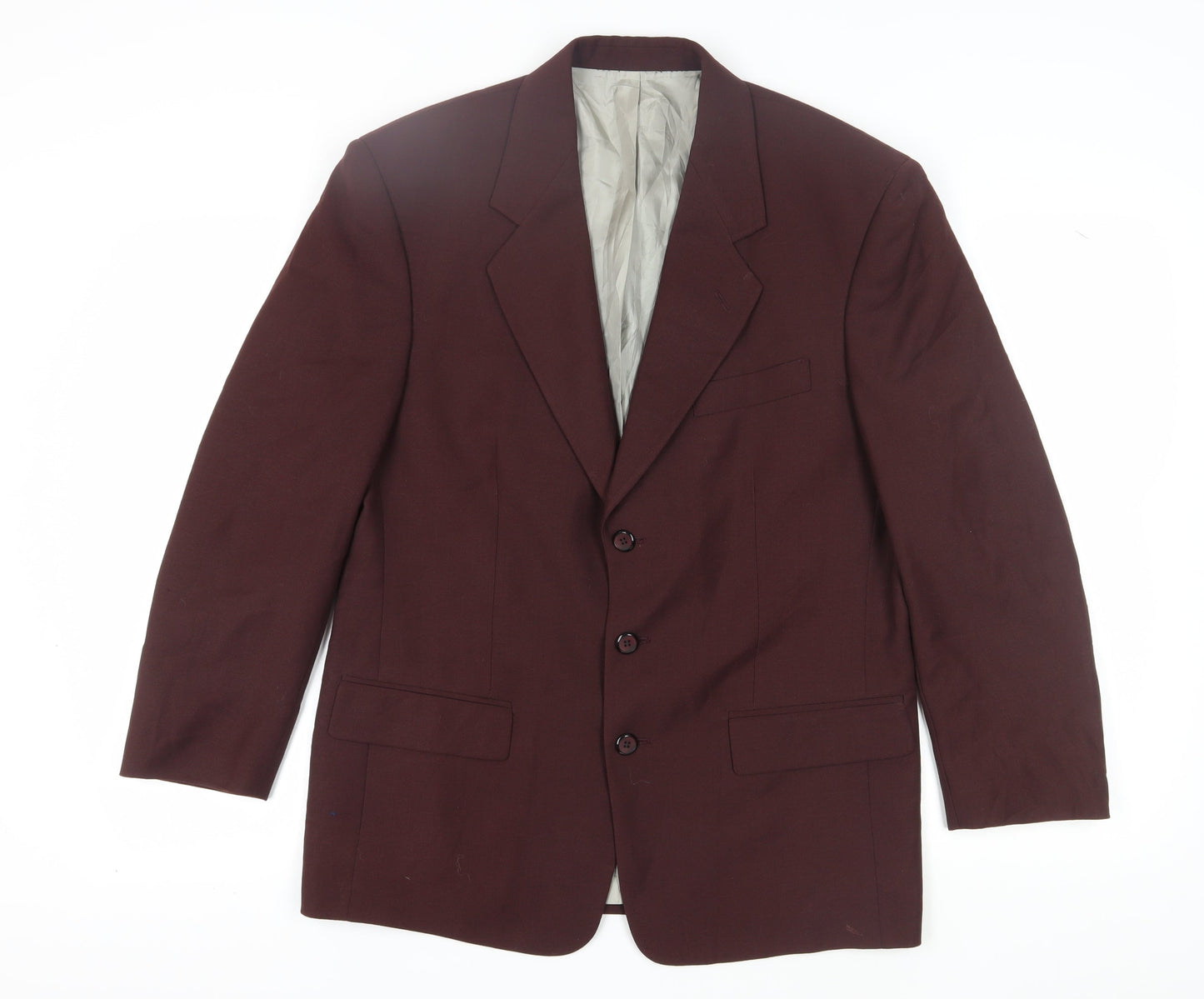 Gianni Valente Men's Brown Blazer, Size 40S, Business Wear