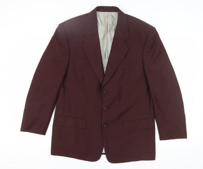 Gianni Valente Men's Brown Blazer, Size 40S, Business Wear