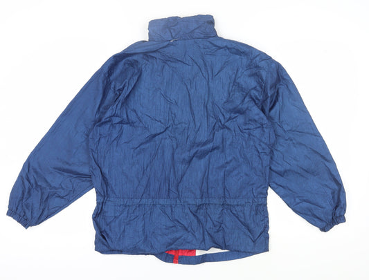 Active Stuff Men's Blue Windbreaker Jacket - Size S