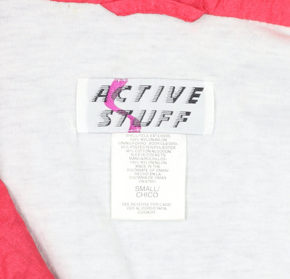 Active Stuff Men's Blue Windbreaker Jacket - Size S