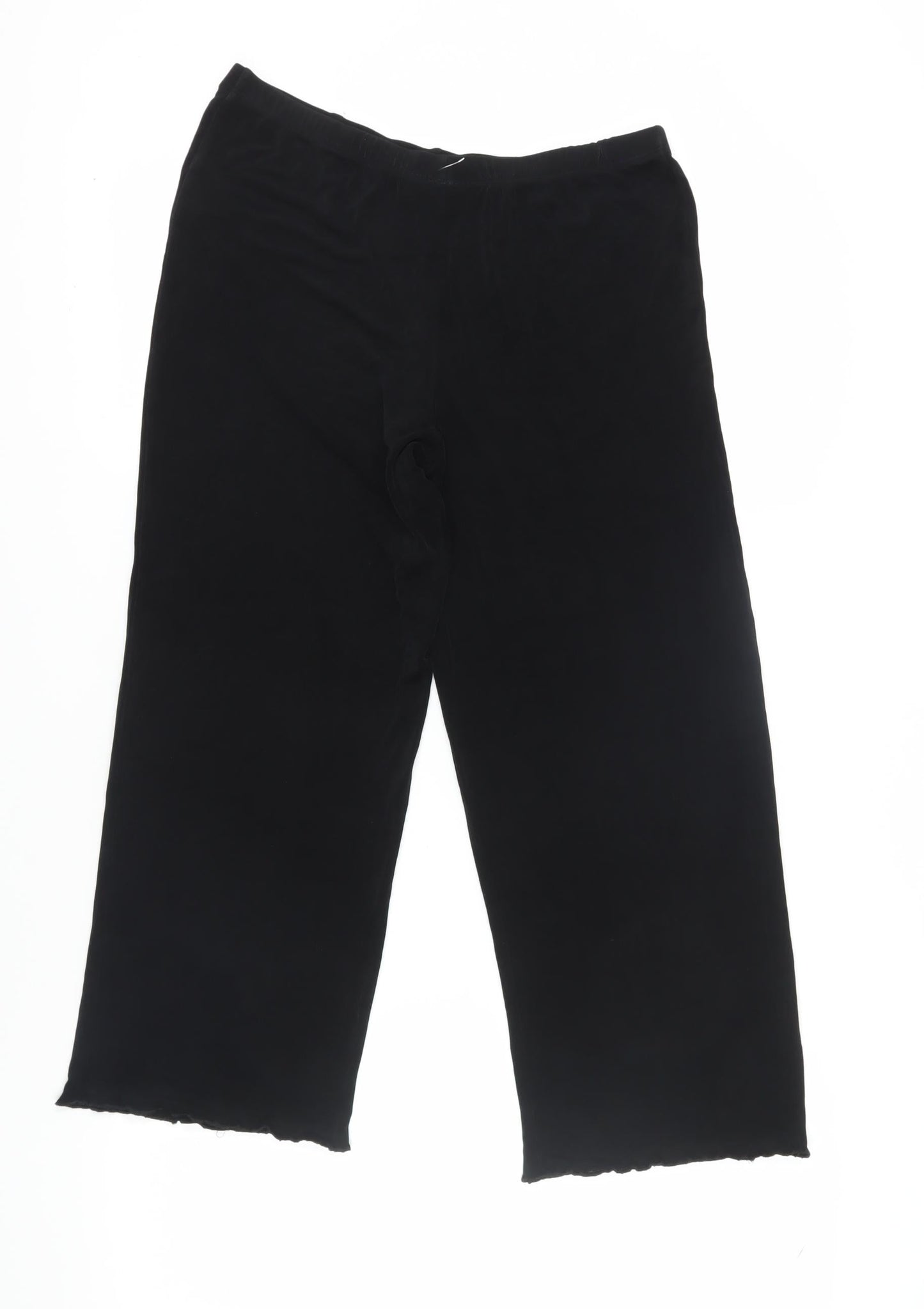 Coldwater Creek Women's Black Straight Trousers, S, Casual