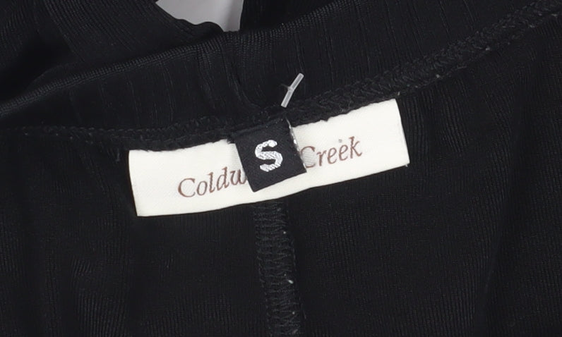 Coldwater Creek Women's Black Straight Trousers, S, Casual