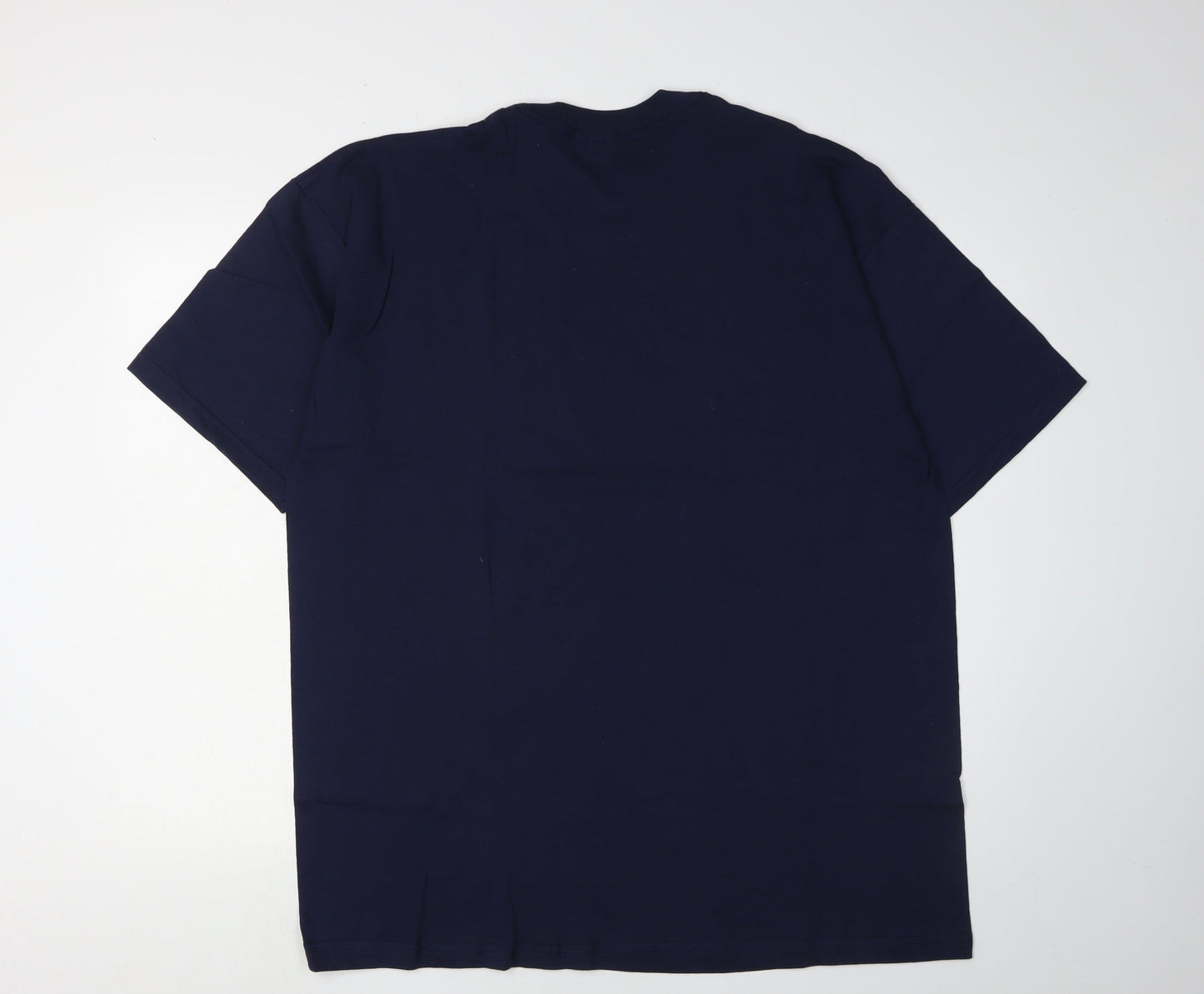 Unisex Adults UK Size L JERZEES Blue  T-Shirt