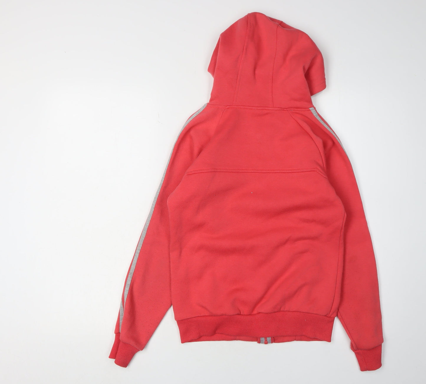 Lonsdale Girls Red Full Zip Hoodie 11-12 Years Casual Wear
