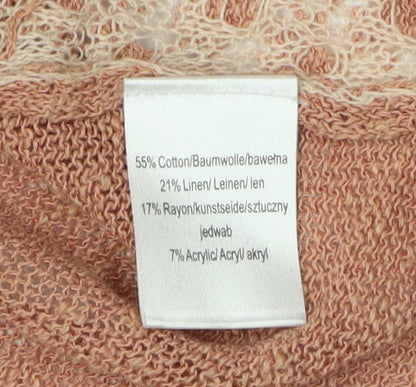 Womens UK Size M Fenn Wright Manson Pink Cardigan Jumper
