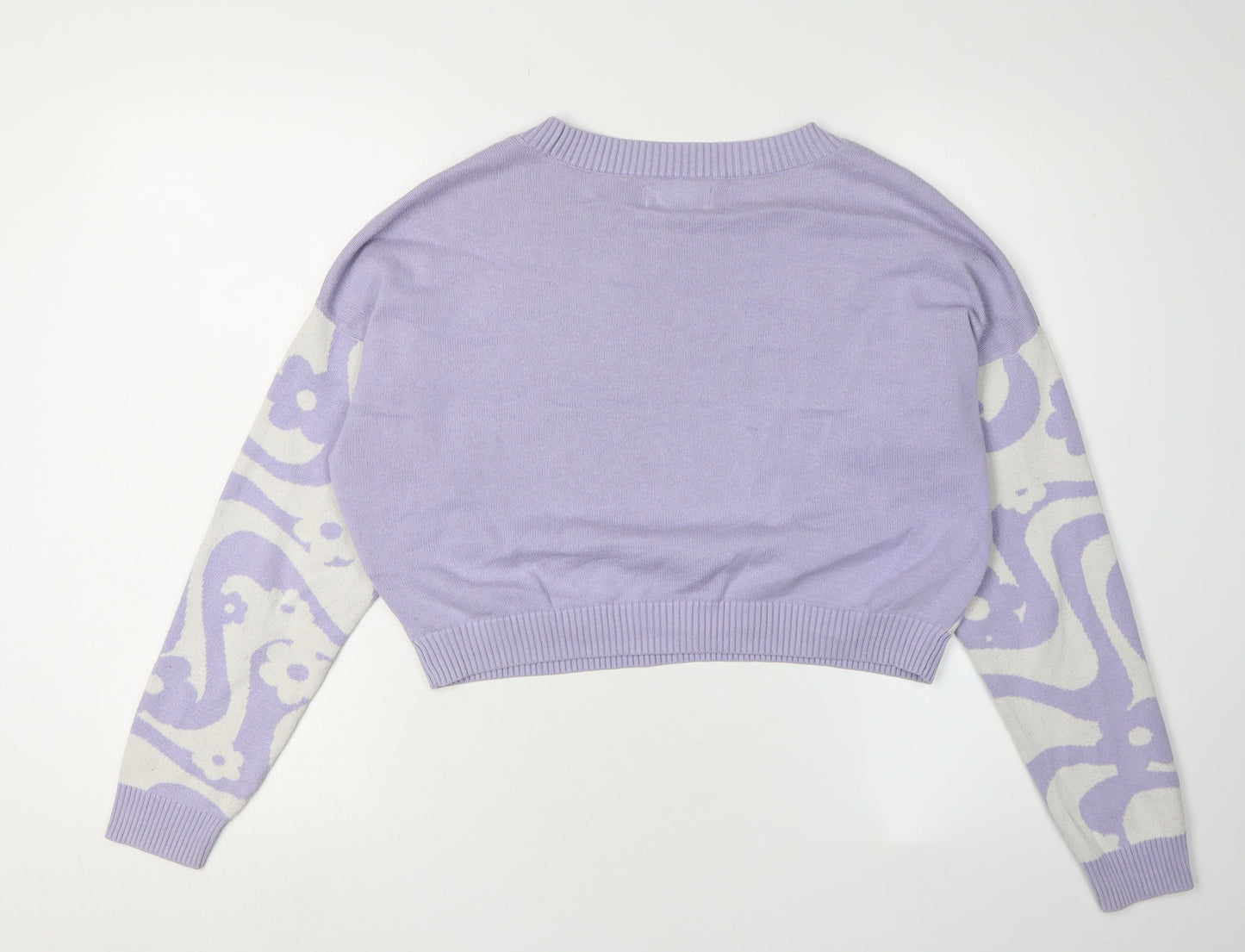 Womens UK Size M Hollister Multicoloured Pullover Jumper