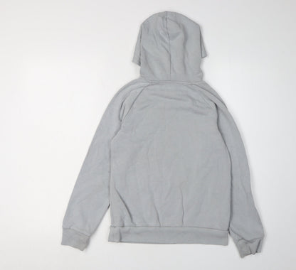 Under Armour Boys Grey Pullover Hoodie Size M with Logo