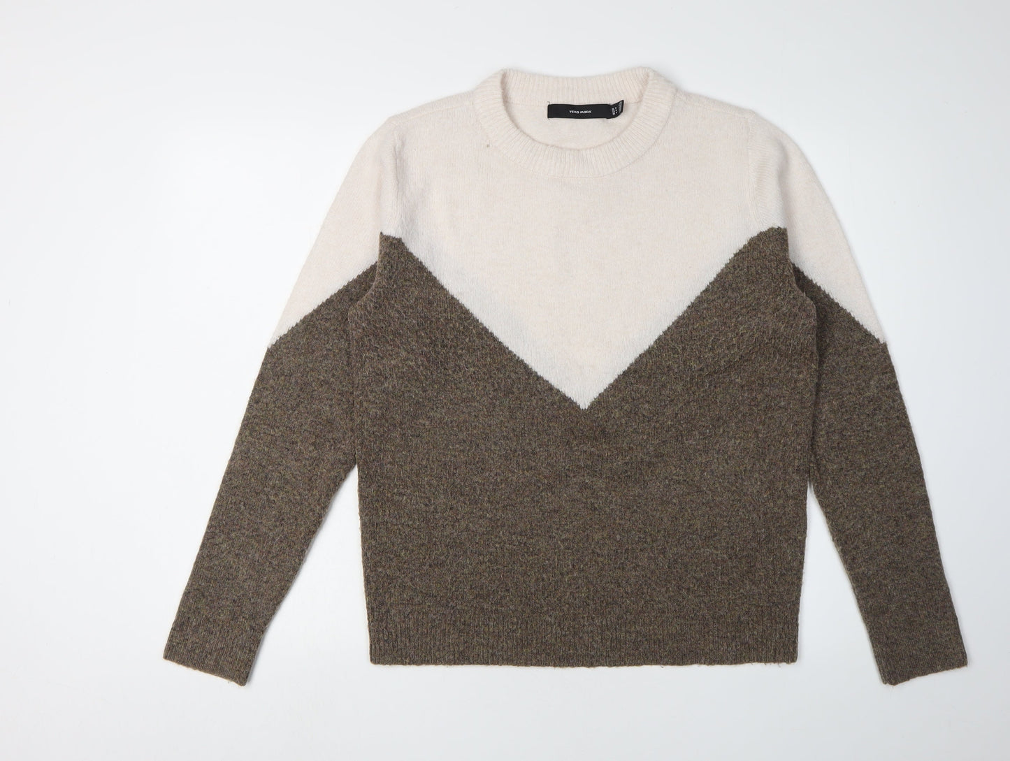 Womens UK Size 12 VERO MODA Multicoloured Pullover Jumper