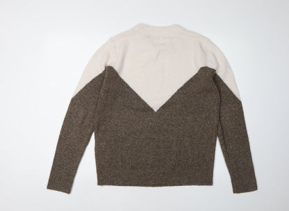 Womens UK Size 12 VERO MODA Multicoloured Pullover Jumper