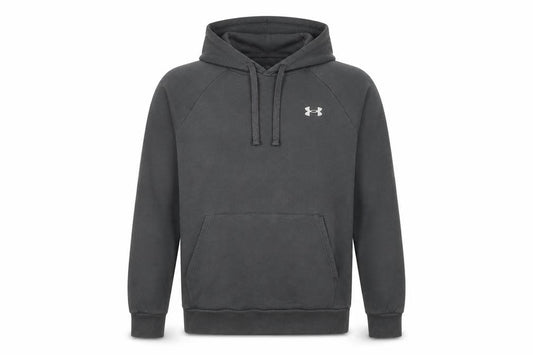 Under Armour Boys Grey Pullover Hoodie XS - Stylish and Cozy