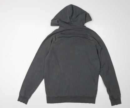 Under Armour Boys Grey Pullover Hoodie XS - Stylish and Cozy