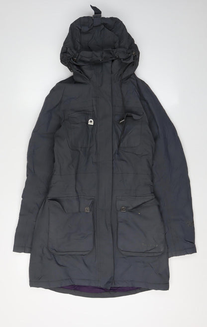 Womens UK Size 8 Peter Storm Black Parka Jacket