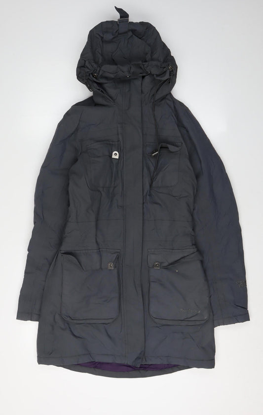 Womens UK Size 8 Peter Storm Black Parka Jacket