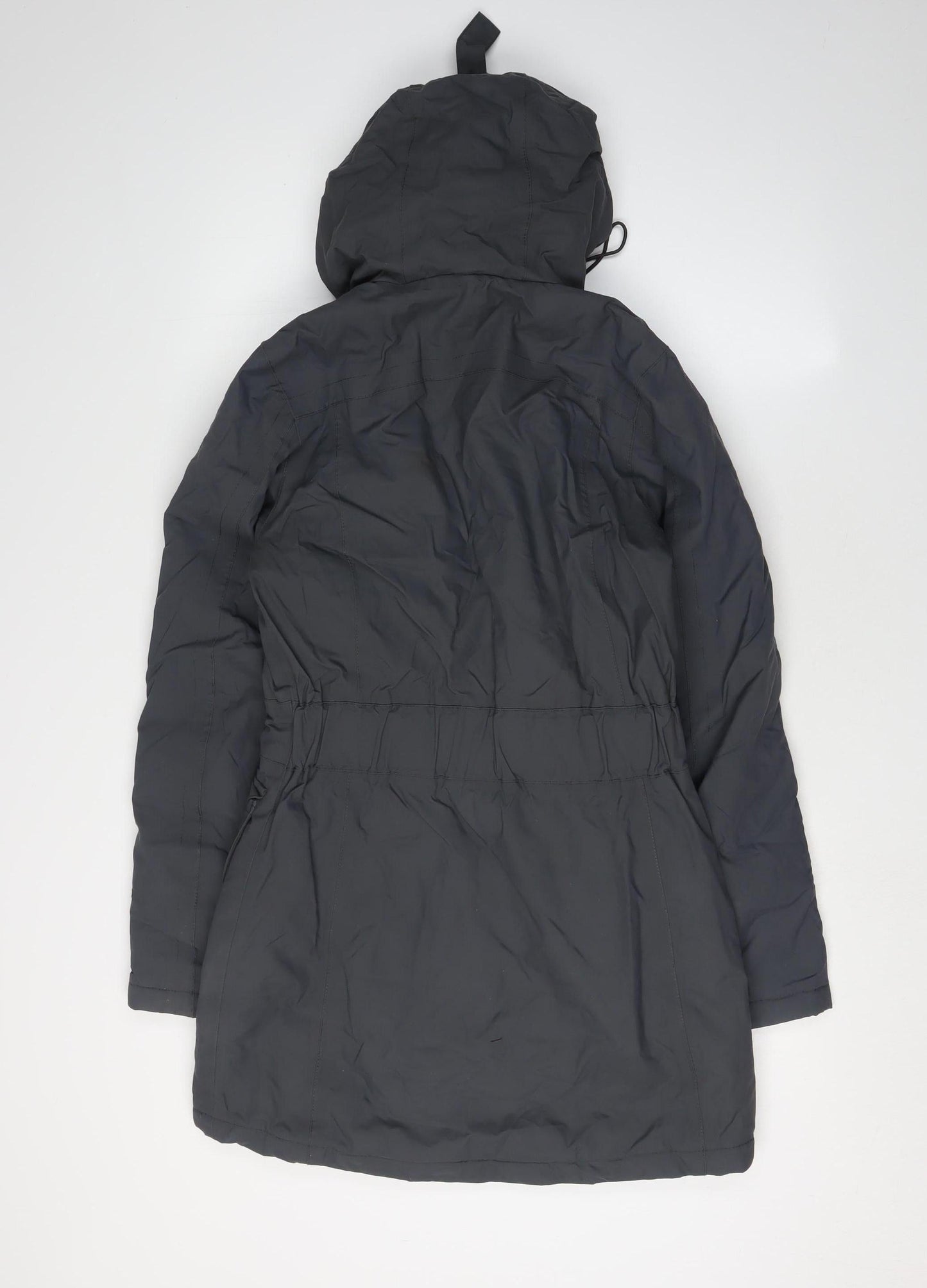 Womens UK Size 8 Peter Storm Black Parka Jacket