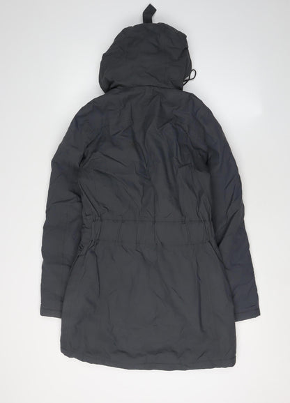 Womens UK Size 8 Peter Storm Black Parka Jacket