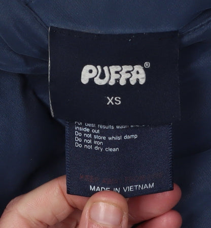 Unisex Adults UK Size XS Puffa Blue