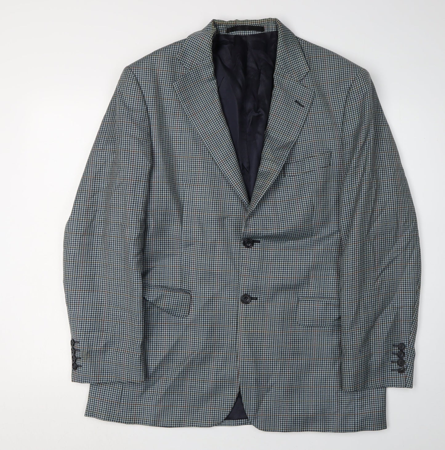 Mens UK Size 40 Marks and Spencer Regular Blue Suit Jacket