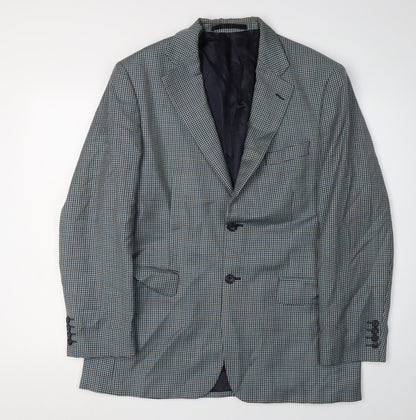 Mens UK Size 40 Marks and Spencer Regular Blue Suit Jacket