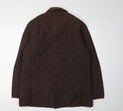 DC Denim Women's Brown Quilted Jacket - M, Casual Classic