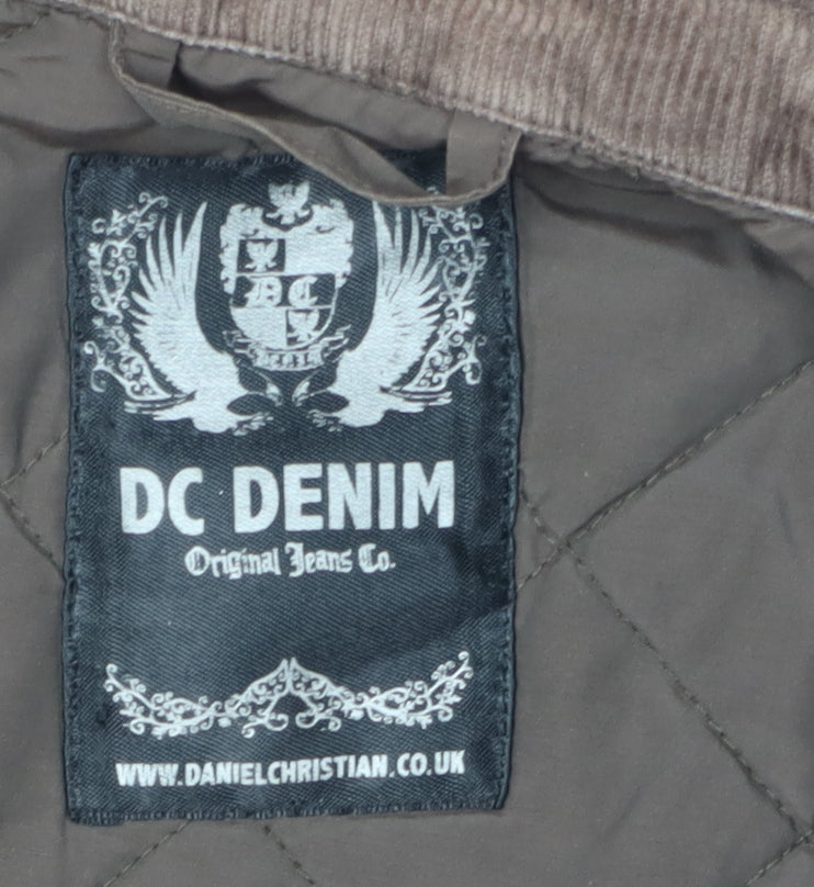 DC Denim Women's Brown Quilted Jacket - M, Casual Classic