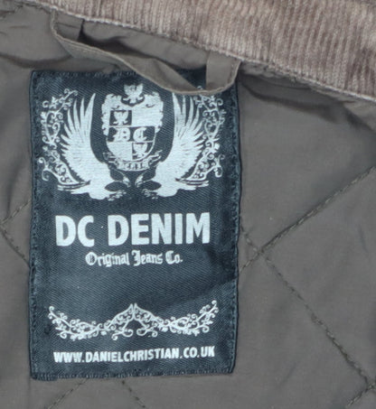 DC Denim Women's Brown Quilted Jacket - M, Casual Classic