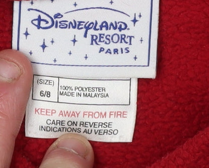 Disneyland Resort Red Mickey Mouse Boys Hoodie, 8 Years, Pullover