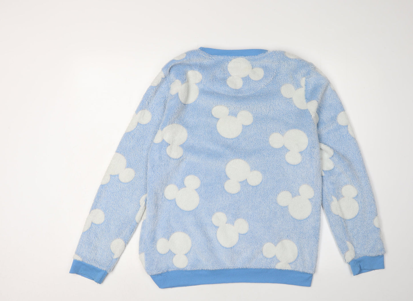 Disney Women's Blue Cartoon Pyjama Top - UK 12-14
