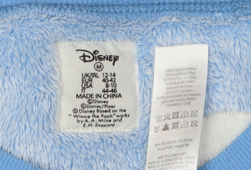 Disney Women's Blue Cartoon Pyjama Top - UK 12-14
