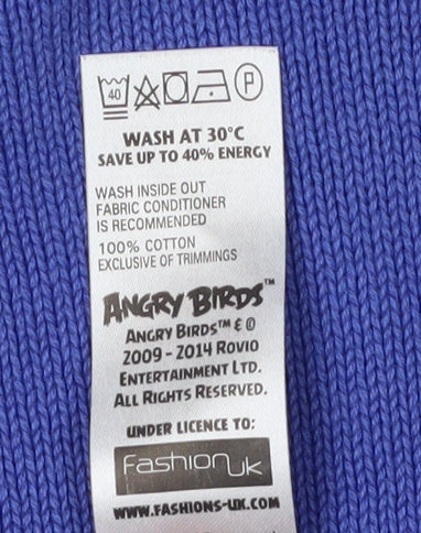 Marks and Spencer Boys Blue Angry Birds Christmas Jumper 9-10 Years