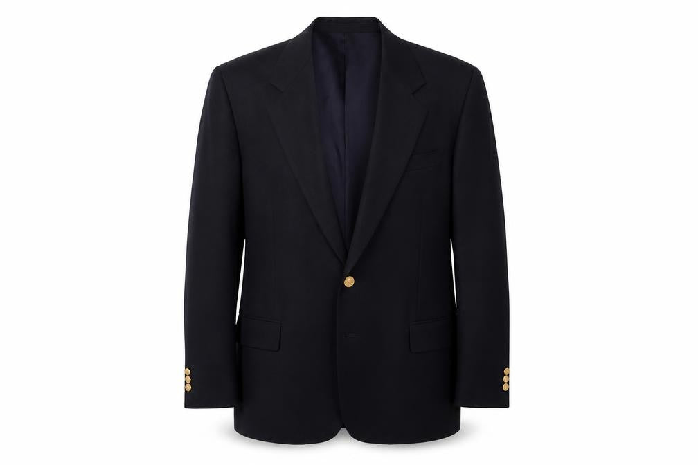 Debenhams & Freebody Men's Black Blazer 44R Regular Wool