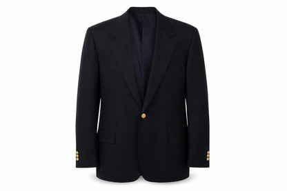 Debenhams & Freebody Men's Black Blazer 44R Regular Wool