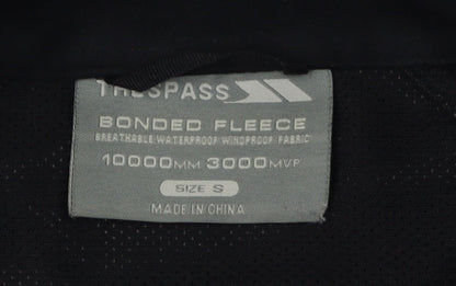 Mens UK Size S Trespass Black Windbreaker Coat