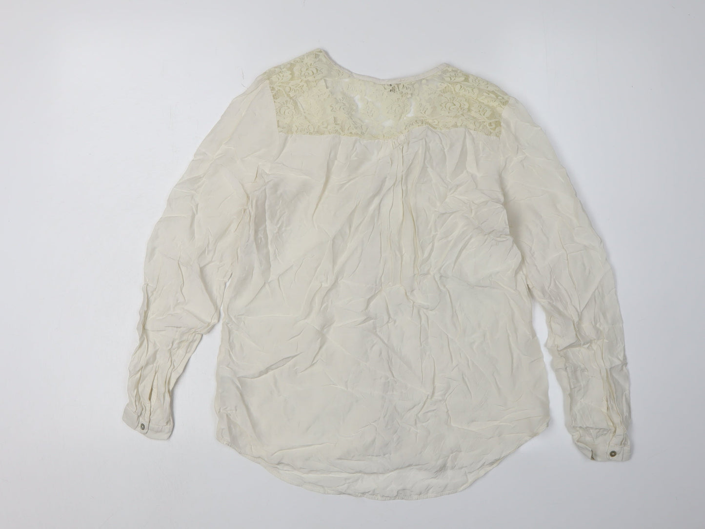 Womens UK Size 8 Monsoon Ivory  Blouse