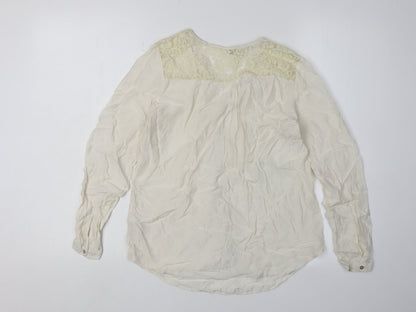 Womens UK Size 8 Monsoon Ivory  Blouse