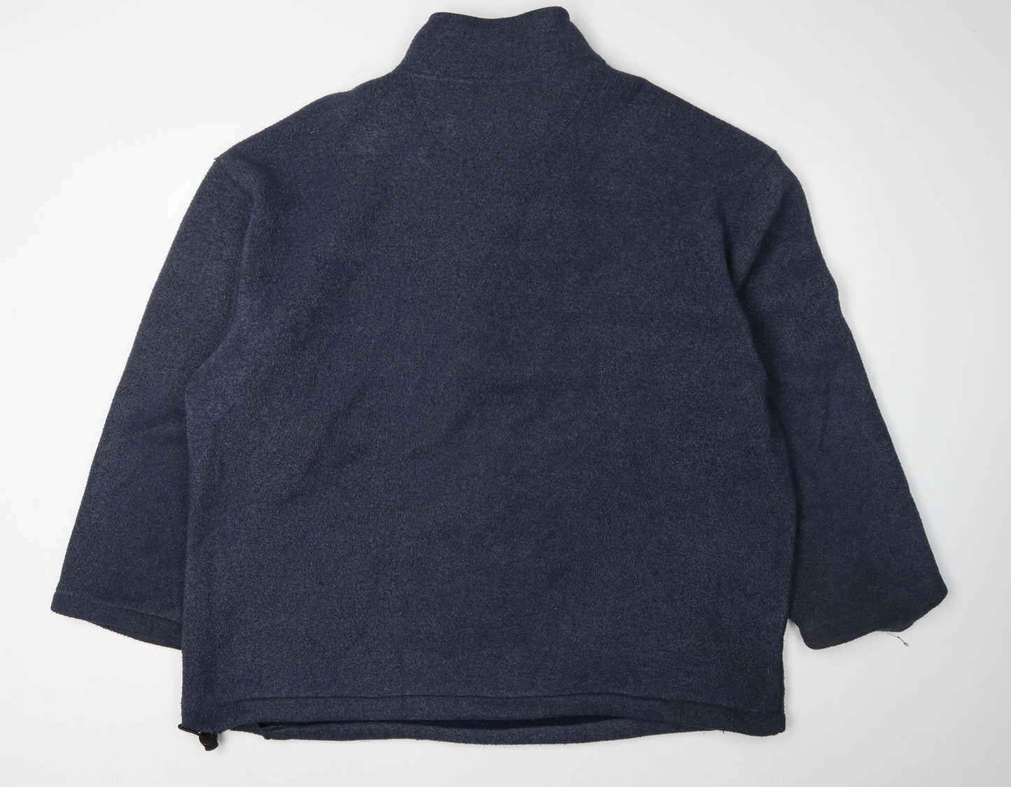 St. Bernard Blue 1/4 Zip Fleece Sweatshirt XL Unisex
